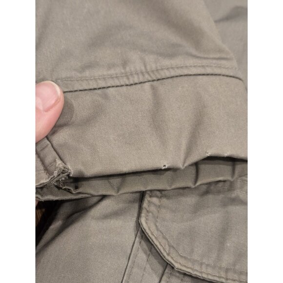 VTG Woolrich Woman Barn Chore Coat Wool Lined Plaid Sz L Parka USA MADE - Picture 12 of 16